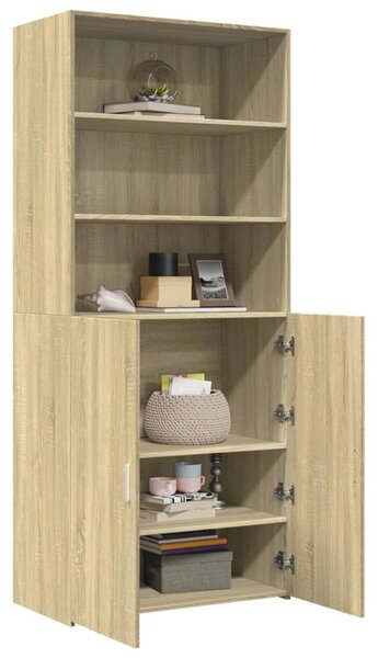 Skříň highboard dub sonoma 80 x 42,5 x 185 cm kompozitní dřevo 3281380