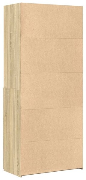 Skříň highboard dub sonoma 80 x 42,5 x 185 cm kompozitní dřevo 3281380