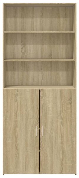 Skříň highboard dub sonoma 80 x 42,5 x 185 cm kompozitní dřevo 3281380