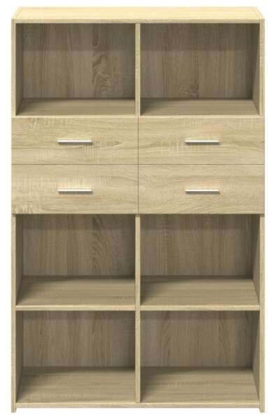 Skříň highboard dub sonoma 80 x 42,5 x 124 cm kompozitní dřevo 3281387