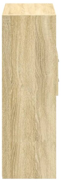 Skříň highboard dub sonoma 80 x 42,5 x 124 cm kompozitní dřevo 3281387