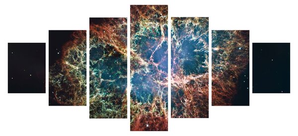 Obraz - Krabí mlhovina (210x100 cm)