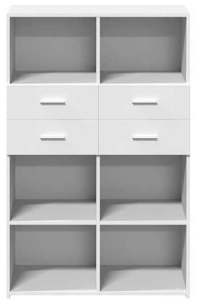 Skříň highboard bílá 80 x 42,5 x 124 cm kompozitní dřevo 3281385