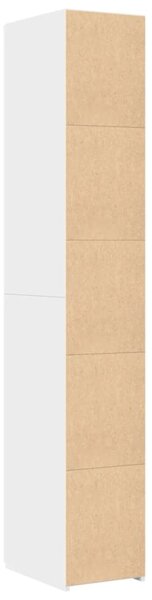 Skříň highboard bílá 30 x 42,5 x 185 cm kompozitní dřevo 3281392
