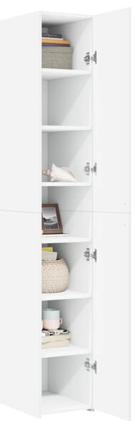 Skříň highboard bílá 30 x 42,5 x 185 cm kompozitní dřevo 3281392