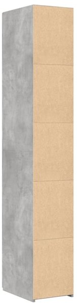 Skříň highboard betonově šedá 30x42,5x185 cm kompozitní dřevo 3281395