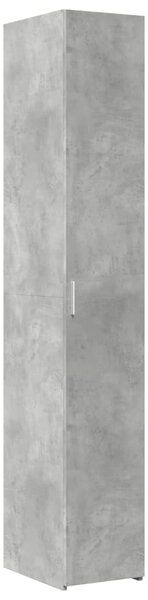 Skříň highboard betonově šedá 30x42,5x185 cm kompozitní dřevo 3281395