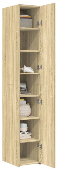 Skříň highboard dub sonoma 30 x 42,5 x 185 cm kompozitní dřevo 3281394