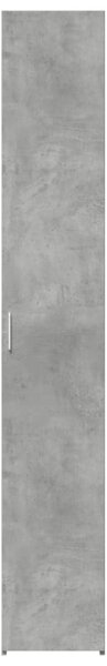 Skříň highboard betonově šedá 30x42,5x185 cm kompozitní dřevo 3281395
