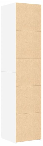 Skříň highboard bílá 40 x 42,5 x 185 cm kompozitní dřevo 3281399