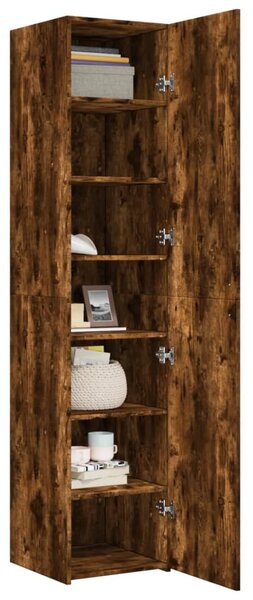 Skříň highboard kouřový dub 40 x 42,5 x 185 cm kompozitní dřevo 3281403