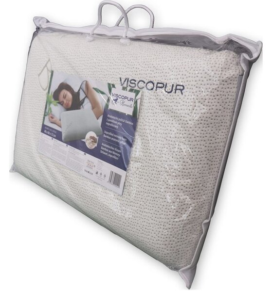 VISCOPUR Anatomický polštář VISCOPUR® bamboo neprofilovaný 40x60cm