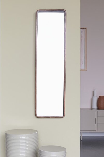Nástěnné zrcadlo s dřevěným rámem 34x120 cm Nyko – White Label