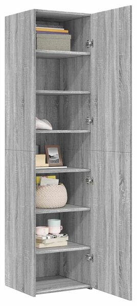Skříň highboard šedá sonoma 45 x 42,5 x 185 cm kompozitní dřevo 3281411
