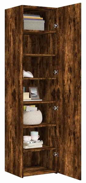 Skříň highboard kouřový dub 45 x 42,5 x 185 cm kompozitní dřevo 3281410
