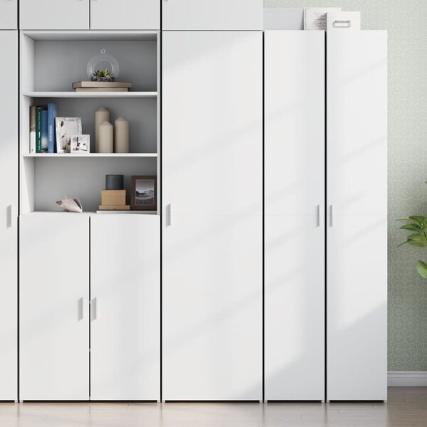 Skříň highboard bílá 50 x 42,5 x 185 cm kompozitní dřevo 3281413