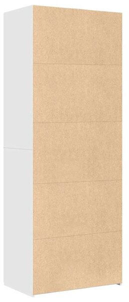 Skříň highboard bílá 70 x 42,5 x 185 cm kompozitní dřevo 3281420