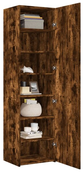 Skříň highboard kouřový dub 50 x 42,5 x 185 cm kompozitní dřevo 3281417