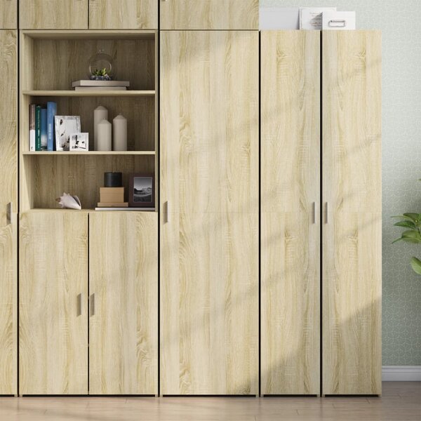 Skříň highboard dub sonoma 50 x 42,5 x 185 cm kompozitní dřevo 3281415