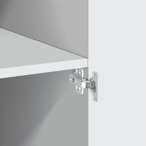 Skříň highboard bílá 70 x 42,5 x 185 cm kompozitní dřevo 3281420