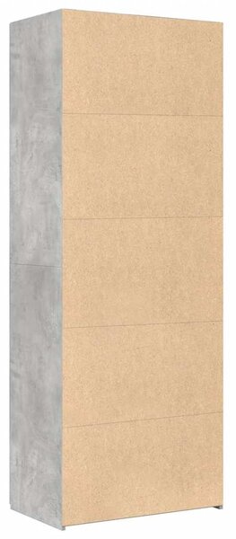 Skříň highboard betonově šedá 70x42,5x185 cm kompozitní dřevo 3281423