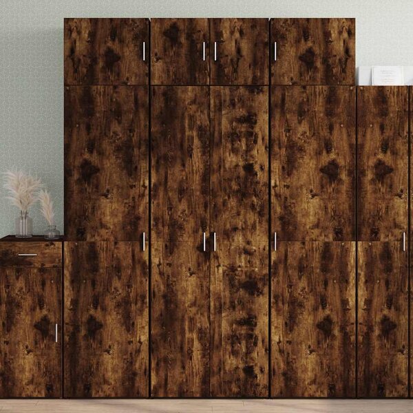 Skříň highboard kouřový dub 70 x 42,5 x 185 cm kompozitní dřevo 3281424