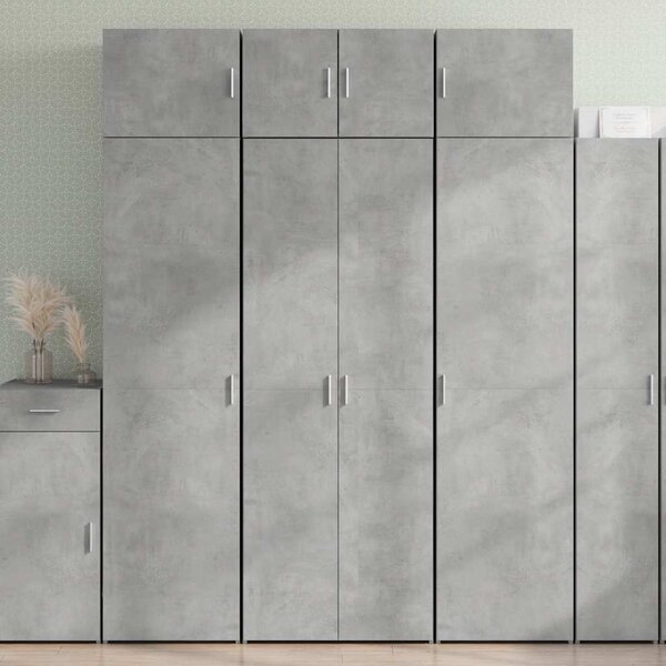 Skříň highboard betonově šedá 70x42,5x185 cm kompozitní dřevo 3281423