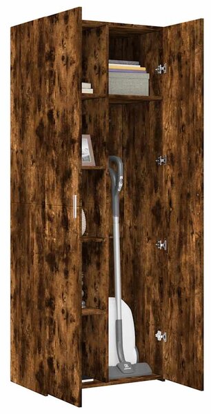 Skříň highboard kouřový dub 70 x 42,5 x 185 cm kompozitní dřevo 3281431