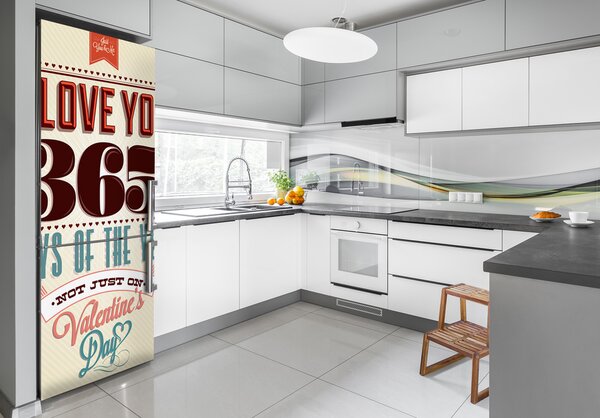 Nálepka tapeta lednička do domu Valentýn FridgeStick-70x190-f-49083586