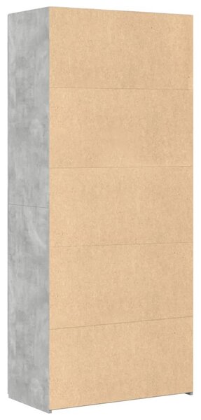 Skříň highboard betonově šedá 80x42,5x185 cm kompozitní dřevo 3281437