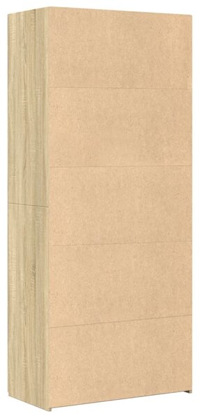 Skříň highboard dub sonoma 80 x 42,5 x 185 cm kompozitní dřevo 3281436