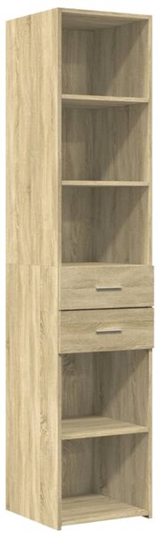 Skříň highboard dub sonoma 40 x 42,5 x 185 cm kompozitní dřevo 3281443
