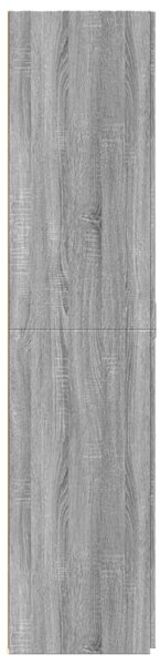 Skříň highboard šedá sonoma 80 x 42,5 x 185 cm kompozitní dřevo 3281439