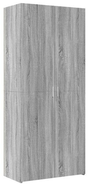 Skříň highboard šedá sonoma 80 x 42,5 x 185 cm kompozitní dřevo 3281439