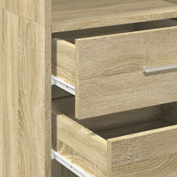 Skříň highboard dub sonoma 40 x 42,5 x 185 cm kompozitní dřevo 3281443