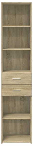 Skříň highboard dub sonoma 40 x 42,5 x 185 cm kompozitní dřevo 3281443