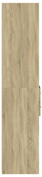 Skříň highboard dub sonoma 40 x 42,5 x 185 cm kompozitní dřevo 3281443