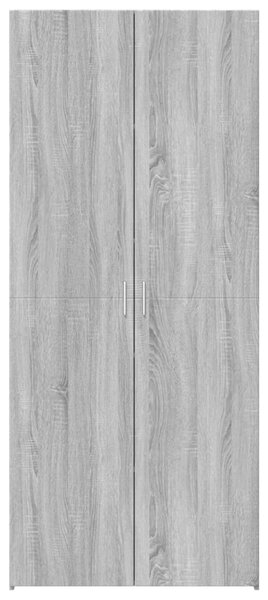 Skříň highboard šedá sonoma 80 x 42,5 x 185 cm kompozitní dřevo 3281439