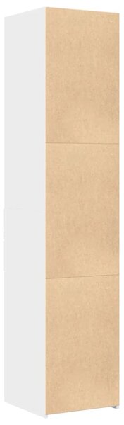 Skříň highboard bílá 40 x 42,5 x 185 cm kompozitní dřevo 3281441