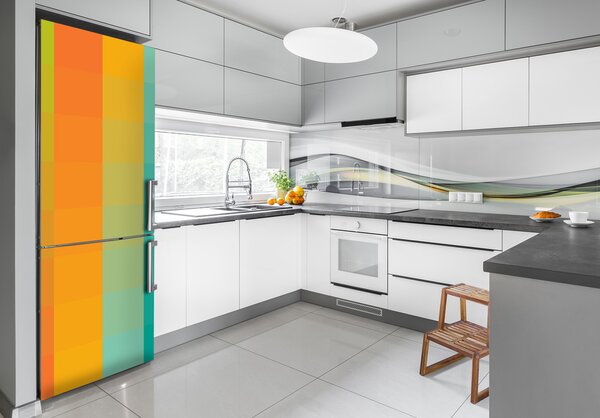 Foto nálepka na ledničku Barevné čtverce FridgeStick-70x190-f-49438742