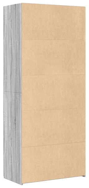Skříň highboard šedá sonoma 80 x 42,5 x 185 cm kompozitní dřevo 3281439
