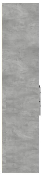 Skříň highboard betonově šedá 45x42,5x185 cm kompozitní dřevo 3281451