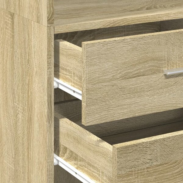 Skříň highboard dub sonoma 45 x 42,5 x 185 cm kompozitní dřevo 3281450