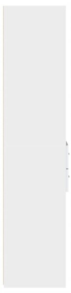 Skříň highboard bílá 45 x 42,5 x 185 cm kompozitní dřevo 3281448