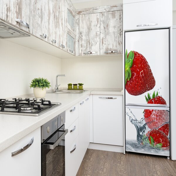 Nálepka na ledničku samolepící Jahody FridgeStick-70x190-f-49867940