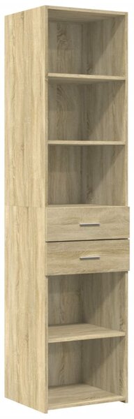 Skříň highboard dub sonoma 45 x 42,5 x 185 cm kompozitní dřevo 3281450