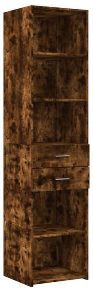 Skříň highboard kouřový dub 45 x 42,5 x 185 cm kompozitní dřevo 3281452