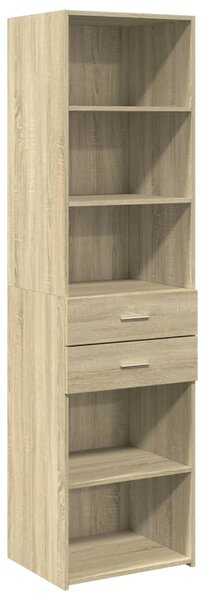 Skříň highboard dub sonoma 50 x 42,5 x 185 cm kompozitní dřevo 3281457