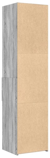 Skříň highboard šedá sonoma 45 x 42,5 x 185 cm kompozitní dřevo 3281453