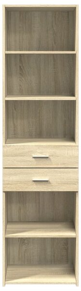 Skříň highboard dub sonoma 50 x 42,5 x 185 cm kompozitní dřevo 3281457